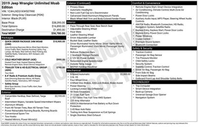 2019 Jeep Wrangler Unlimited Moab