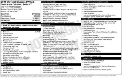 2024 Chevrolet Silverado EV Work Truck