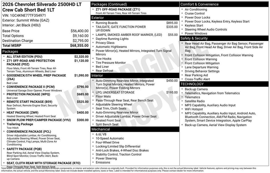 2026 Chevrolet Silverado 2500 HD LT