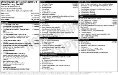 2026 Chevrolet Silverado 3500 HD LTZ DRW