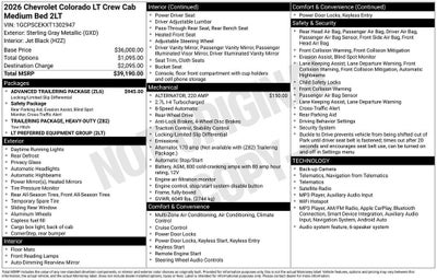 2026 Chevrolet Colorado LT