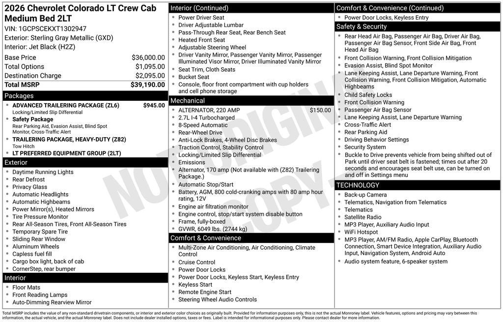 2026 Chevrolet Colorado LT