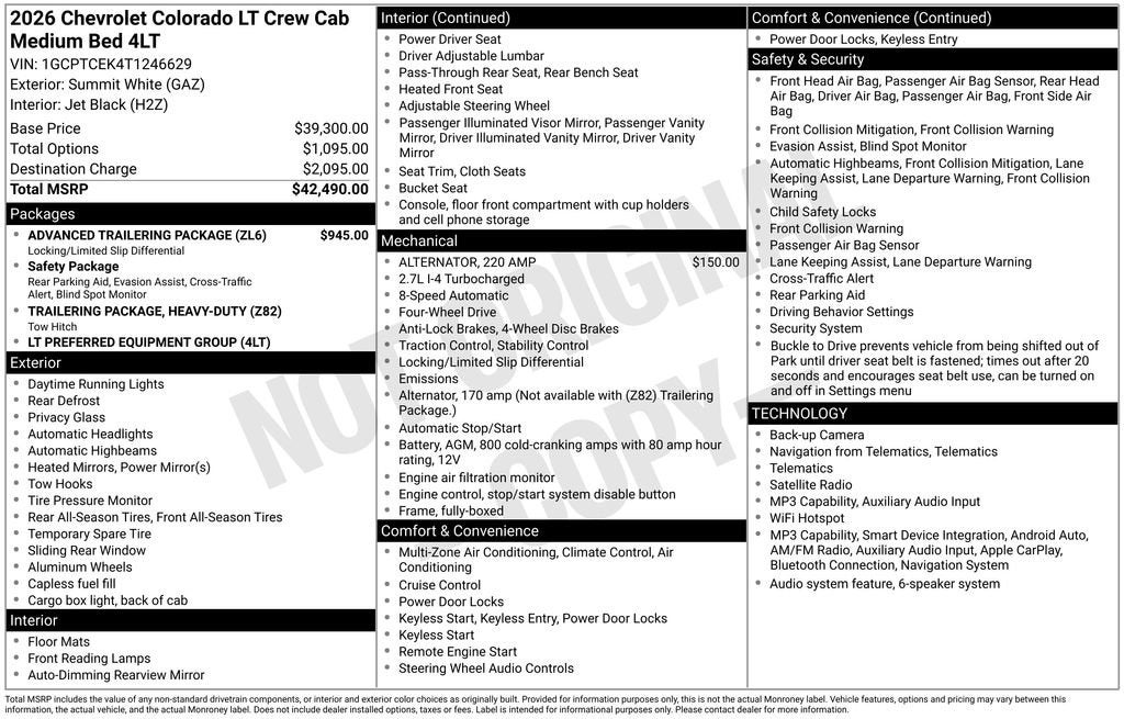 2026 Chevrolet Colorado LT