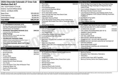 2026 Chevrolet Colorado LT