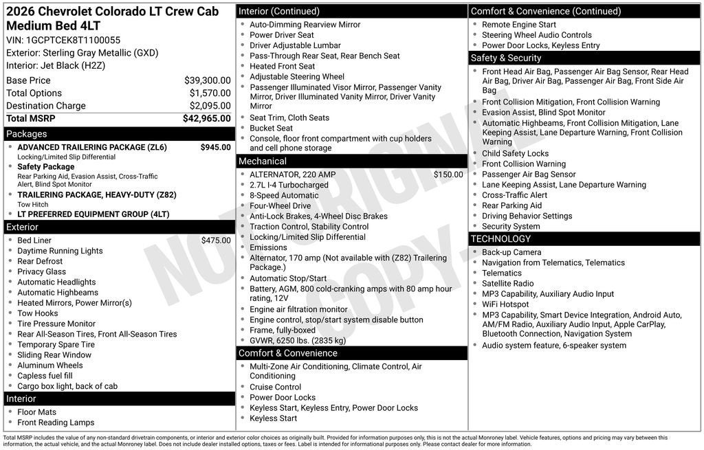 2026 Chevrolet Colorado LT