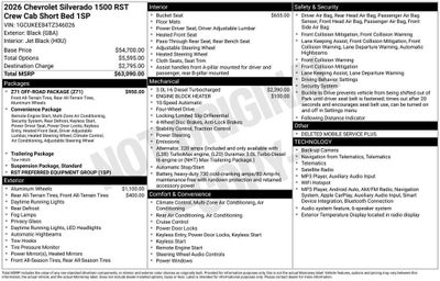 2026 Chevrolet Silverado 1500 RST
