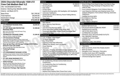 2026 Chevrolet Silverado 1500 LTZ