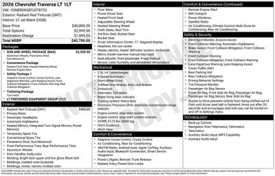 2026 Chevrolet Traverse LT