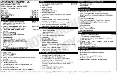 2026 Chevrolet Traverse LT
