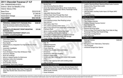 2011 Chevrolet Traverse LT w/1LT