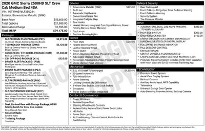 2020 GMC Sierra 2500 HD SLT