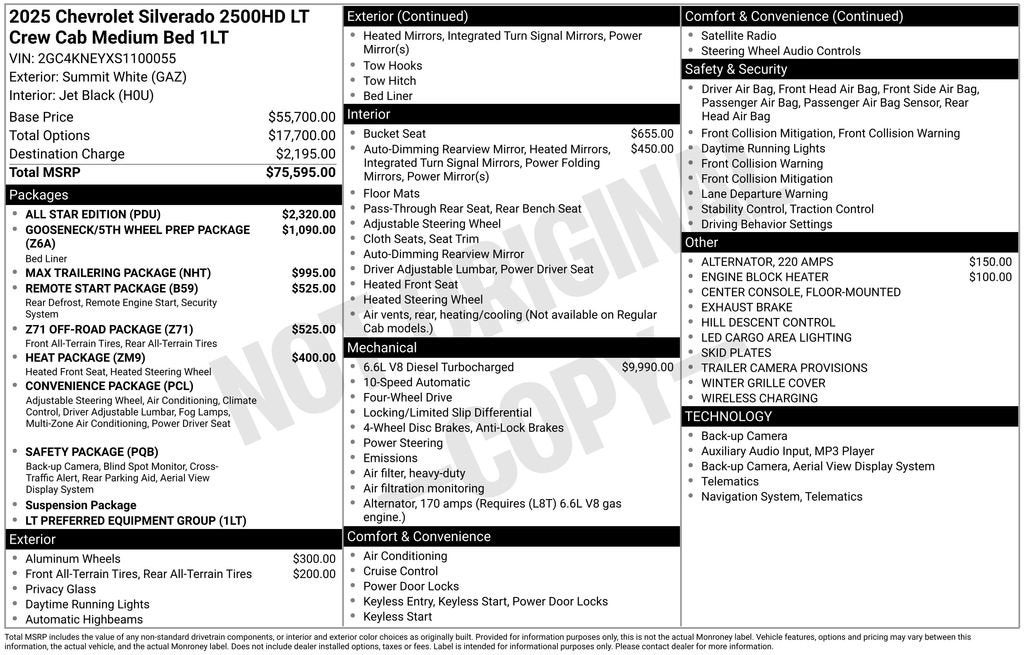 2025 Chevrolet Silverado 2500 HD LT