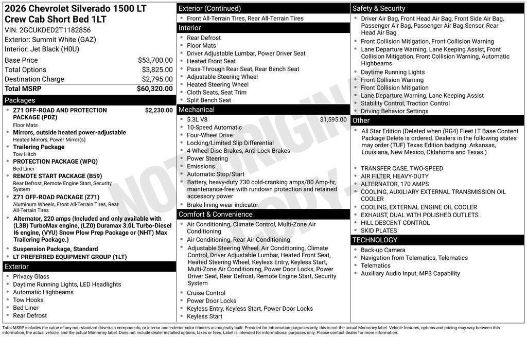 2026 Chevrolet Silverado 1500 LT