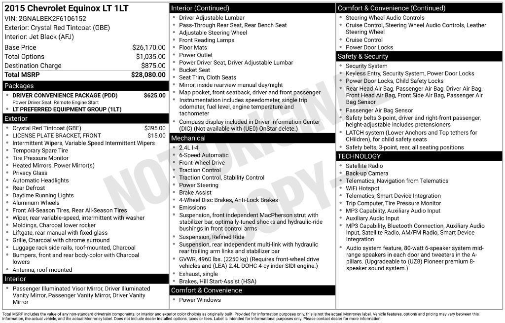 2015 Chevrolet Equinox LT