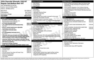 2026 Chevrolet Silverado 1500 WT