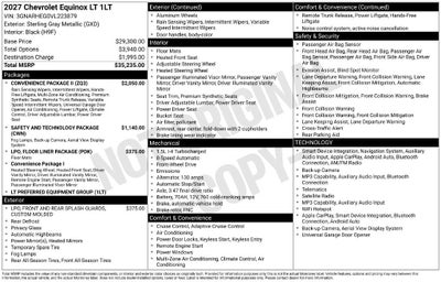 2027 Chevrolet Equinox LT