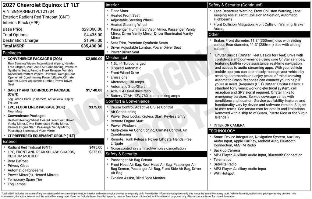 2027 Chevrolet Equinox LT