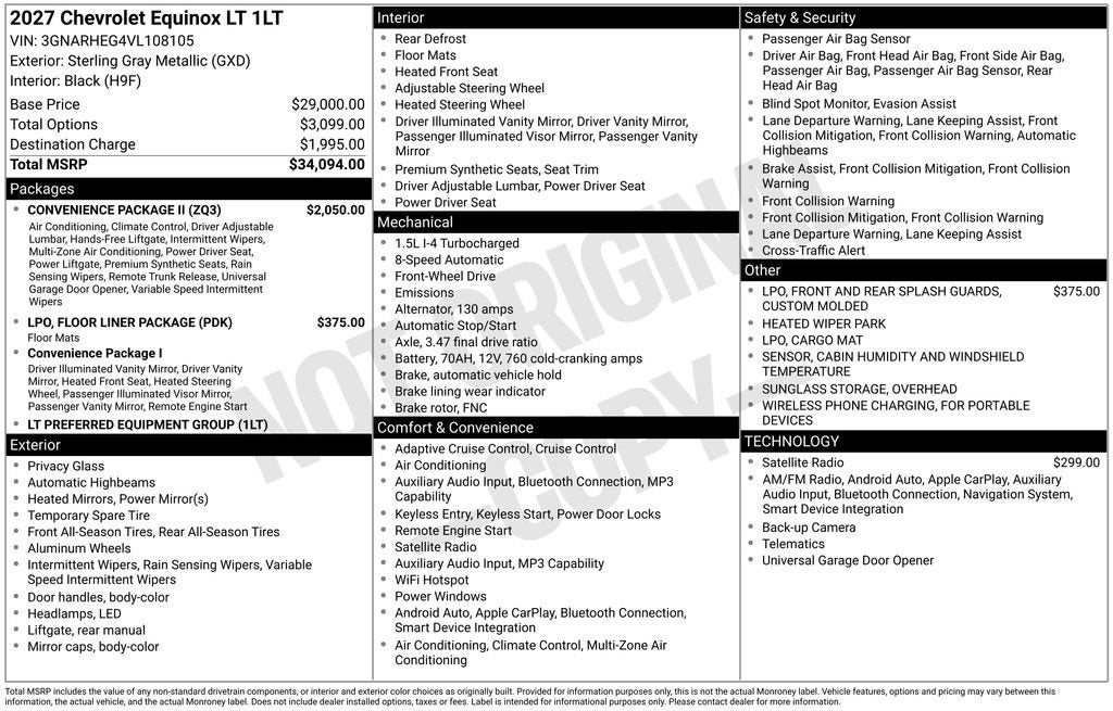2027 Chevrolet Equinox FWD LT