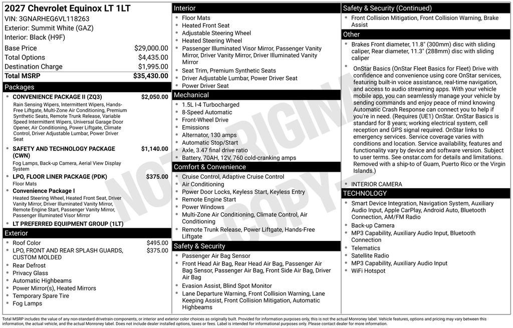2027 Chevrolet Equinox LT