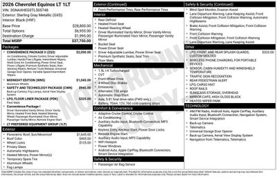 2026 Chevrolet Equinox LT