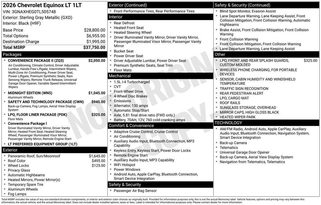 2026 Chevrolet Equinox LT