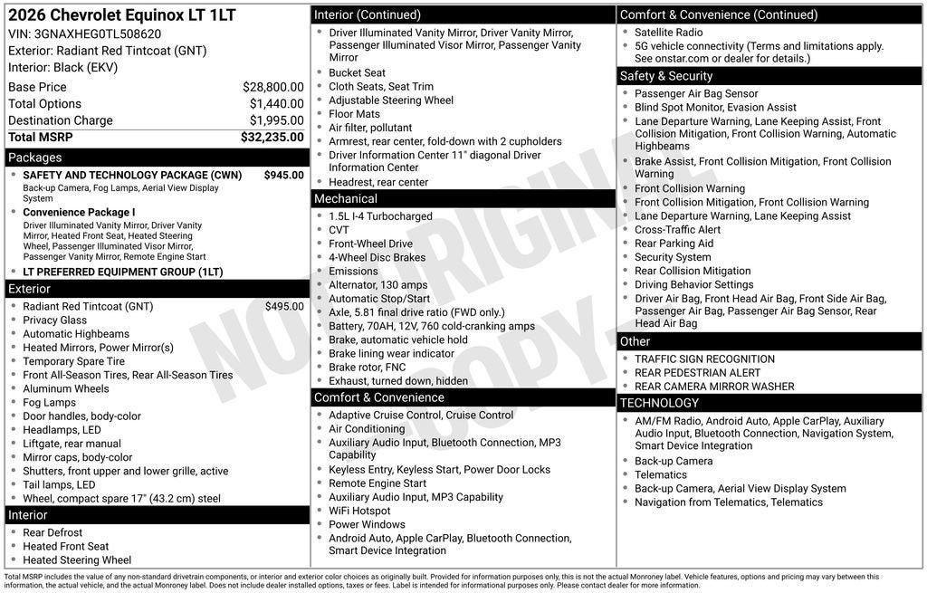 2026 Chevrolet Equinox LT