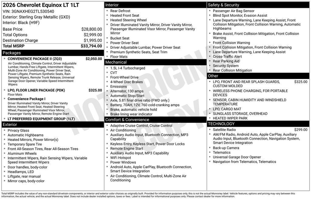2026 Chevrolet Equinox LT
