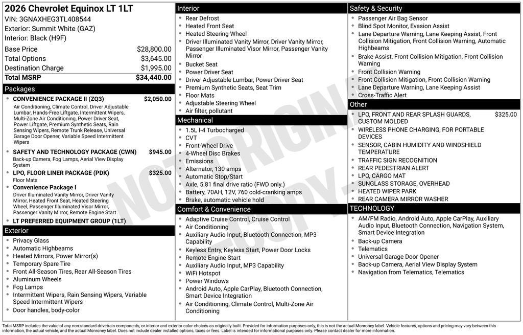 2026 Chevrolet Equinox LT