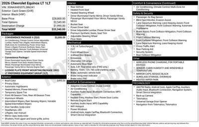 2026 Chevrolet Equinox LT