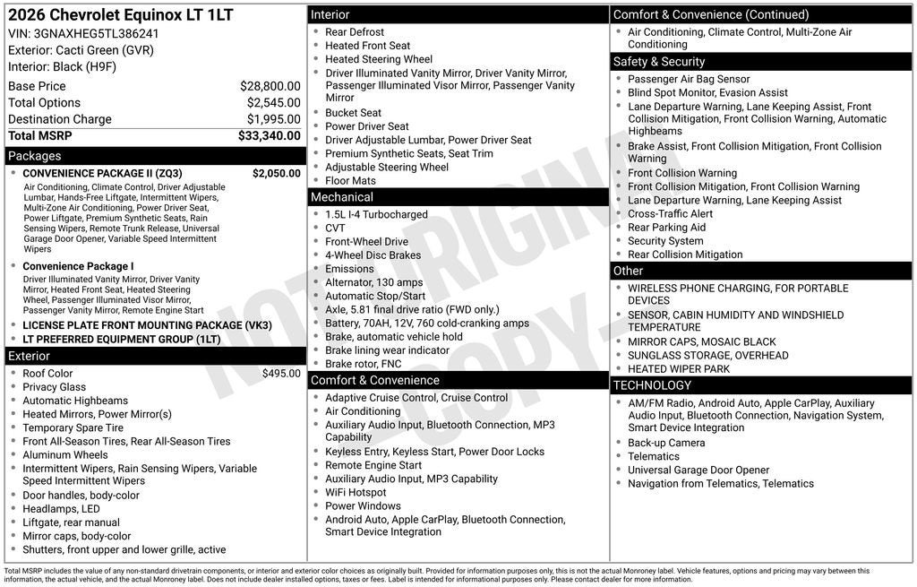 2026 Chevrolet Equinox LT