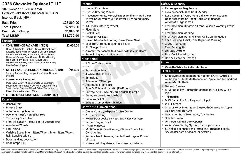 2026 Chevrolet Equinox LT