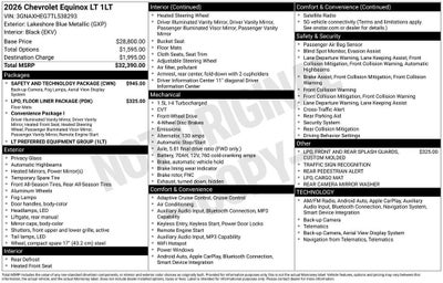 2026 Chevrolet Equinox LT