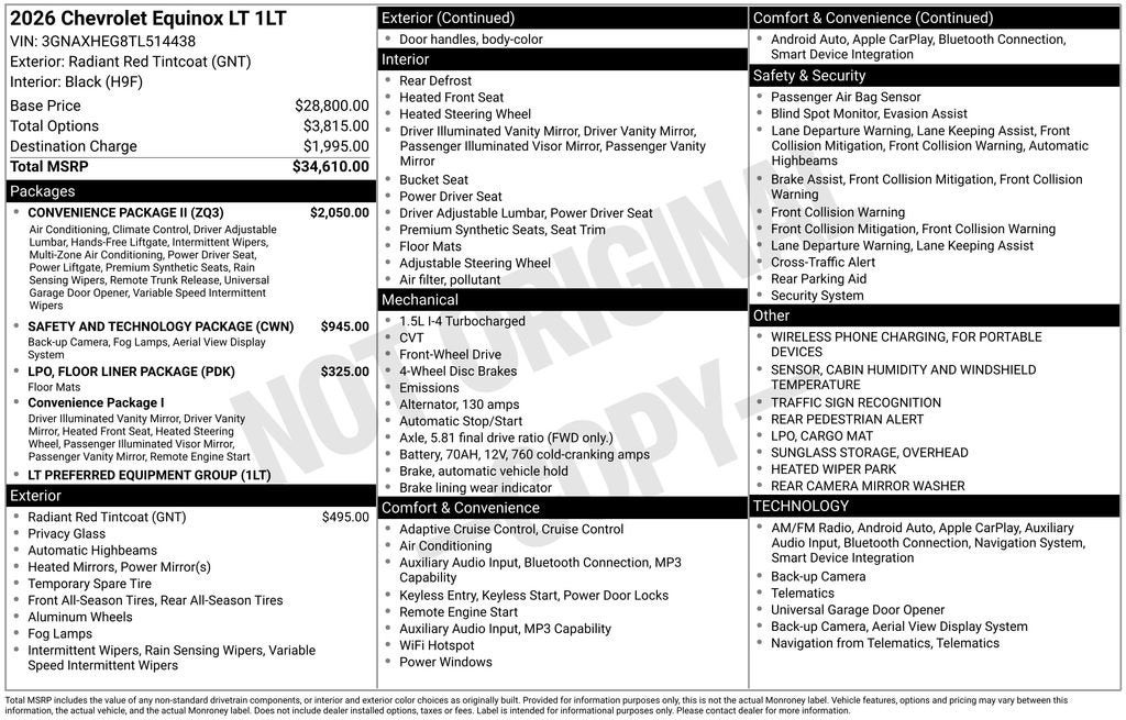 2026 Chevrolet Equinox LT