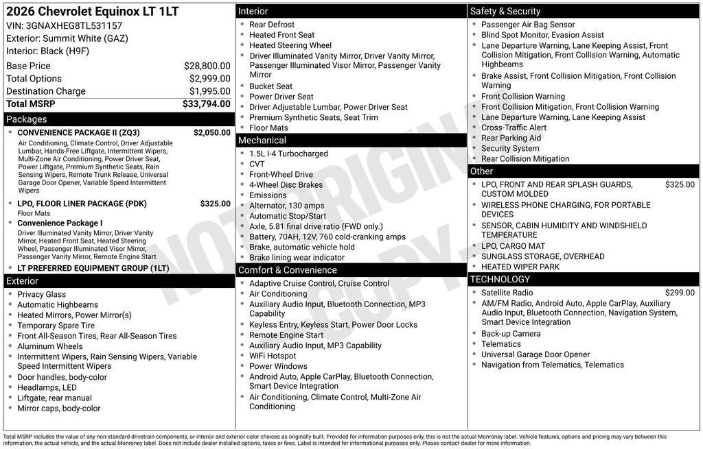 2026 Chevrolet Equinox LT
