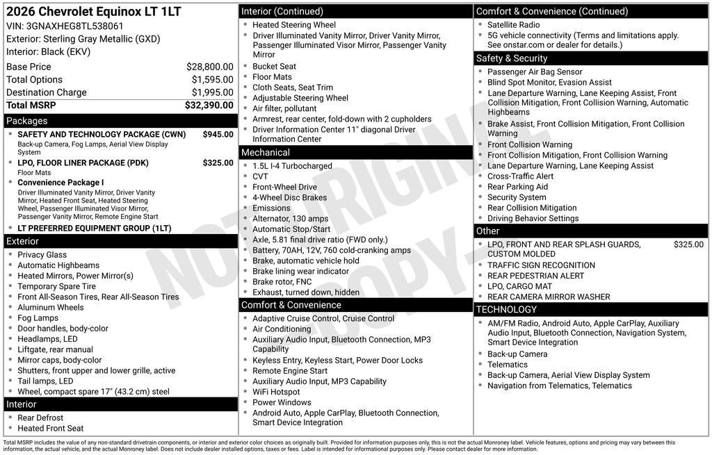 2026 Chevrolet Equinox LT - Photo 34