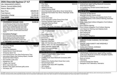 2026 Chevrolet Equinox LT