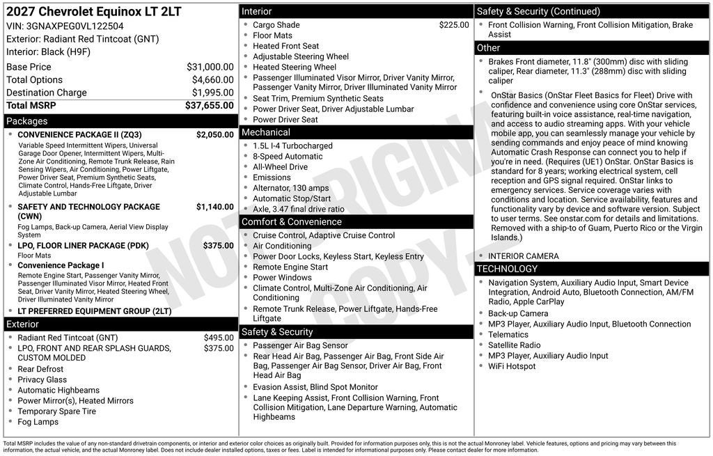 2027 Chevrolet Equinox LT