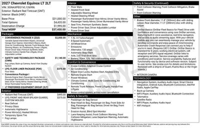2027 Chevrolet Equinox LT