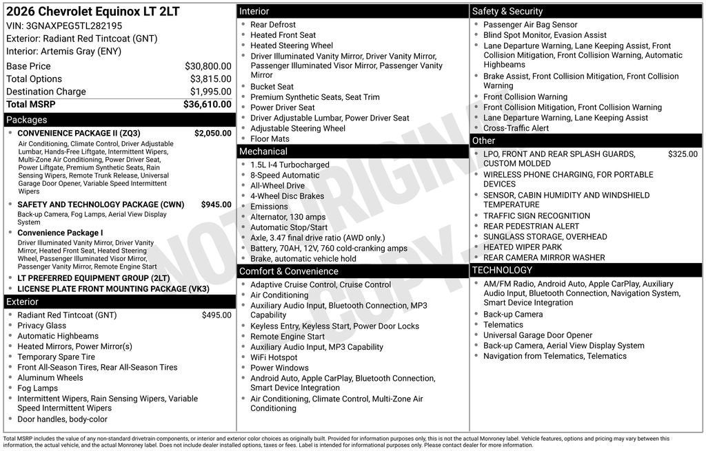 2026 Chevrolet Equinox LT