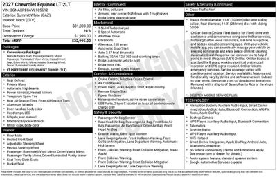 2027 Chevrolet Equinox LT