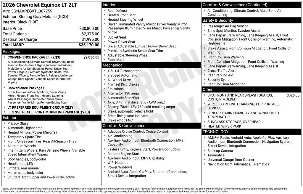 2026 Chevrolet Equinox LT