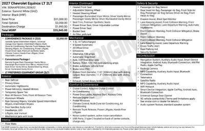 2027 Chevrolet Equinox LT