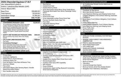2026 Chevrolet Equinox LT