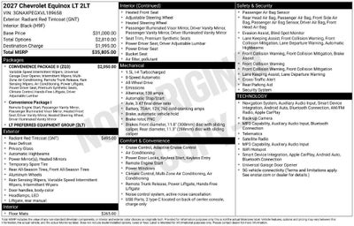 2027 Chevrolet Equinox LT
