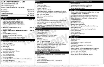 2026 Chevrolet Blazer 2LT
