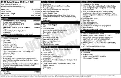 2023 Buick Encore GX Select