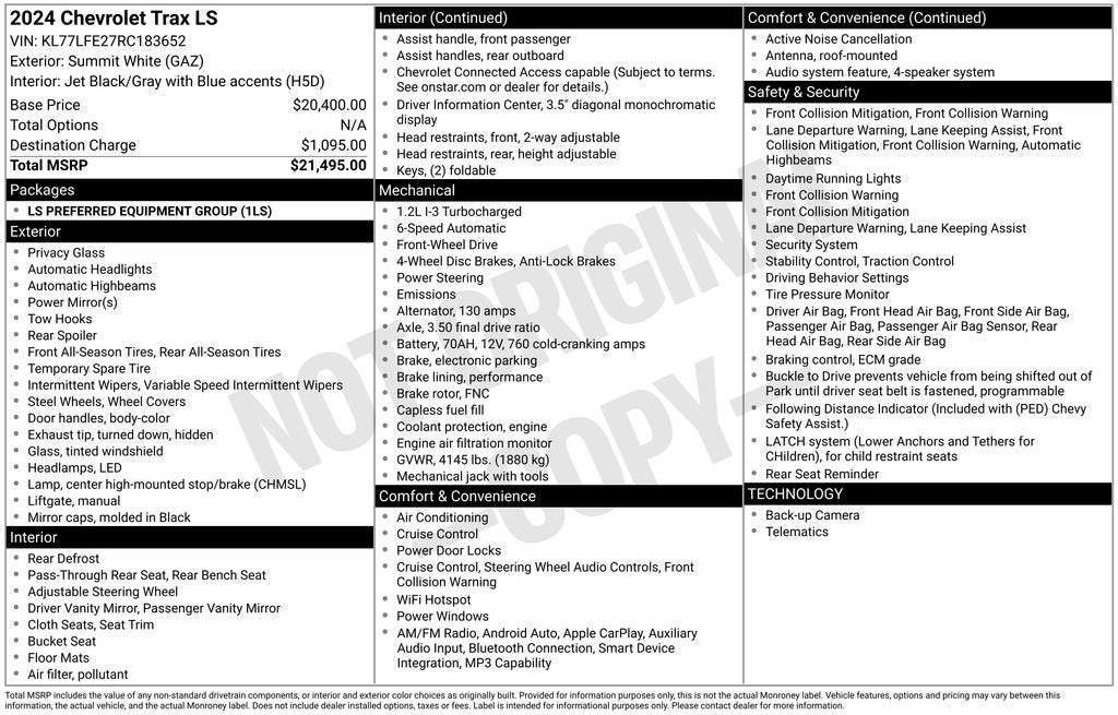 2024 Chevrolet Trax LS