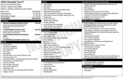 2026 Chevrolet Trax LT