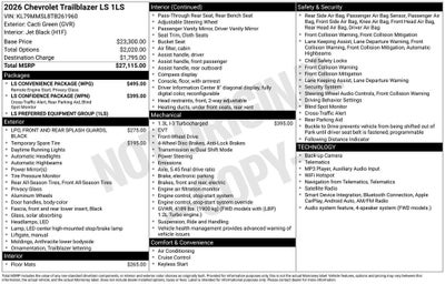 2026 Chevrolet Trailblazer LS