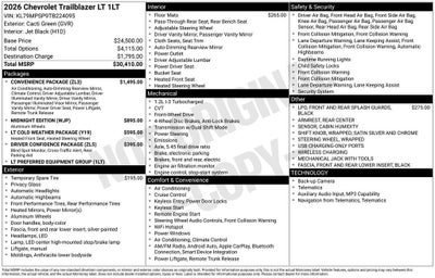 2026 Chevrolet Trailblazer LT